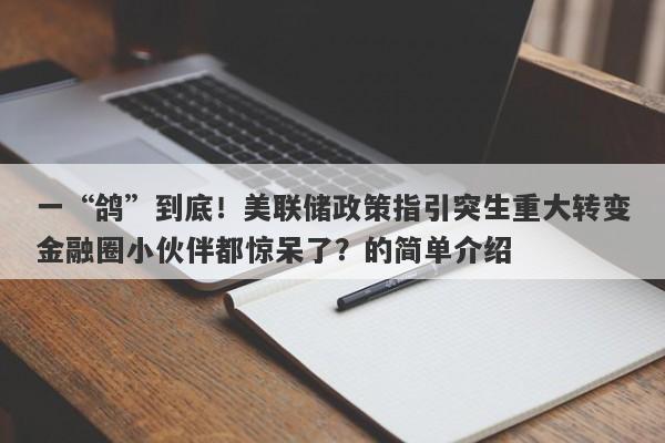 一“鸽”到底！美联储政策指引突生重大转变金融圈小伙伴都惊呆了？的简单介绍