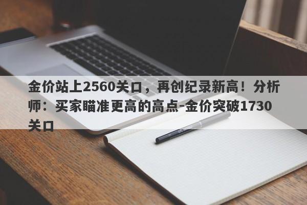 金价站上2560关口，再创纪录新高！分析师：买家瞄准更高的高点-金价突破1730关口